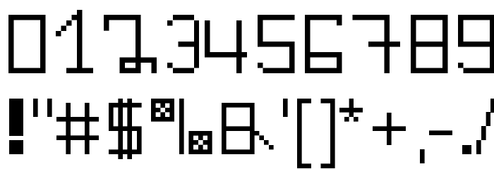 EdgyHandFont Font OTHER CHARS