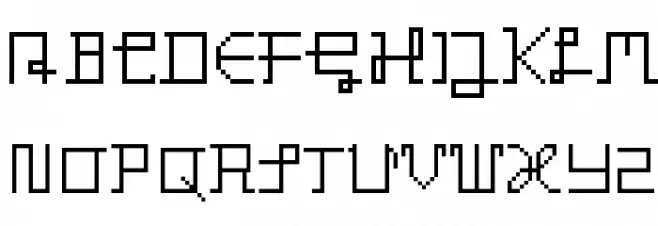EdgyHandFont Polices MAJUSCULES
