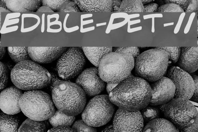 Edible-Pet-II Example 1