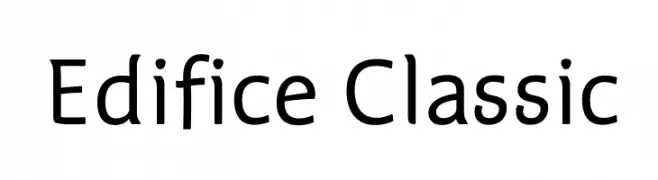 Edifice Classic  Descarca Fonturi Gratis