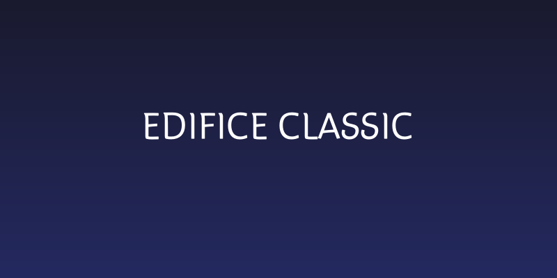 Edifice Classic Social Header