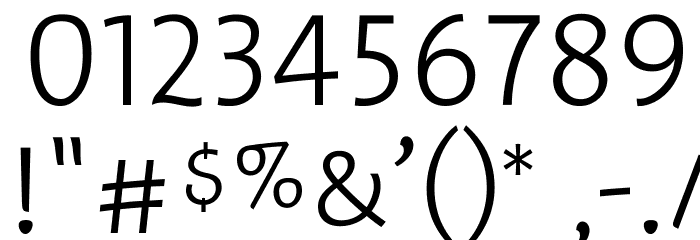 Edifice Thin Font OTHER CHARS