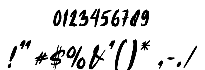 EdigtorDEMO-Regular Font OTHER CHARS