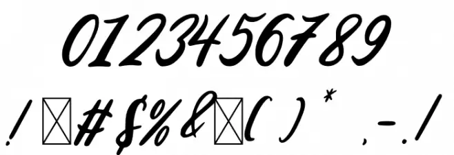 Edinburg Regular Font OTHER CHARS