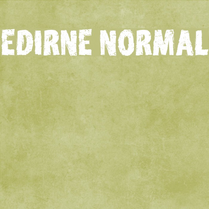 Edirne Normal Font examples