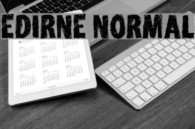 Edirne Normal Example 3