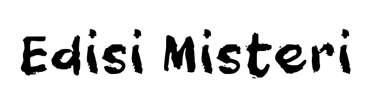 Edisi Misteri  font caratteri gratis