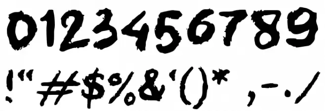 Edisi Misteri Font OTHER CHARS