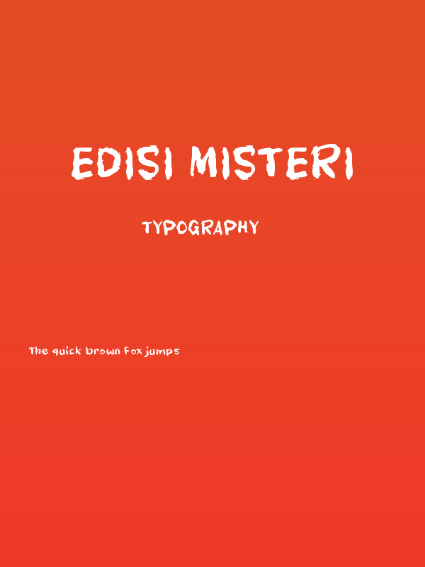 Edisi Misteri Poster