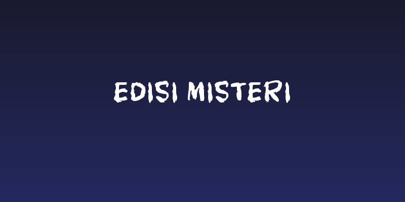 Edisi Misteri Social Header