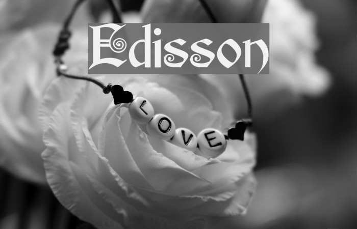 Edisson Font examples