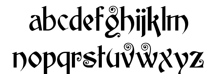 Edisson Font LOWERCASE
