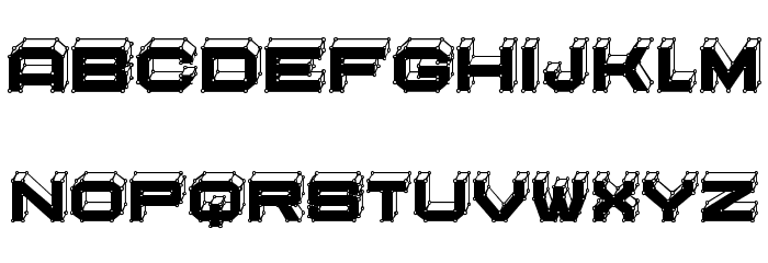 Edit Points Filled Regular Font LOWERCASE