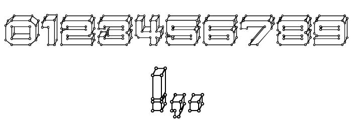 Edit Points Regular Font OTHER CHARS