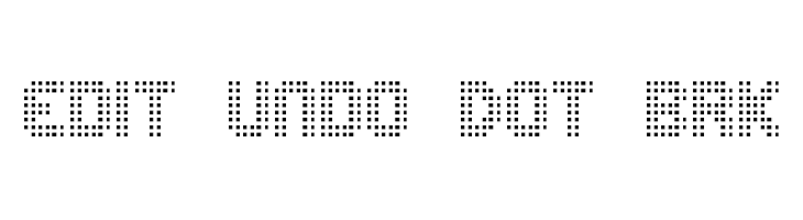 Edit Undo Dot BRK Font