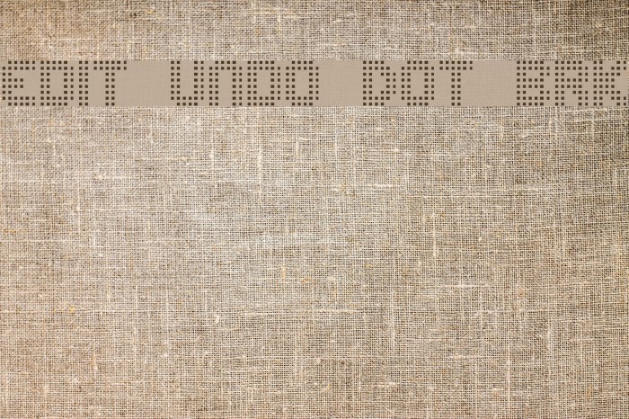 Edit Undo Dot BRK Font examples