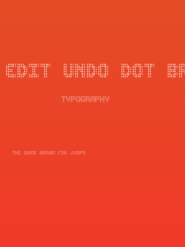 Edit Undo Dot BRK Poster