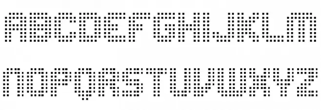 Edit Undo Dot BRK Font LOWERCASE