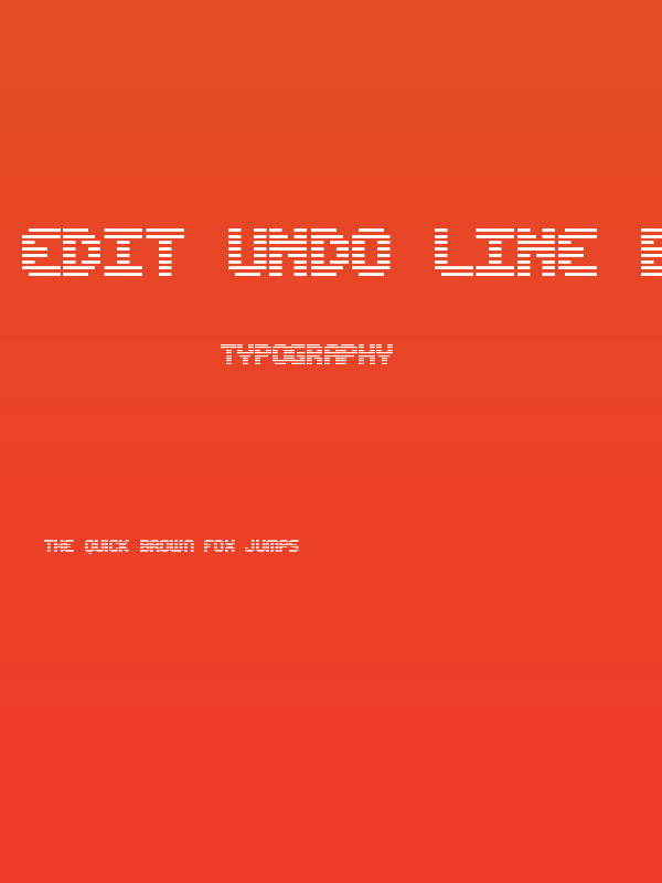 Edit Undo Line BRK Poster