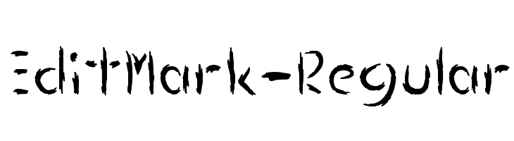 EditMark-Regular  免费字体下载
