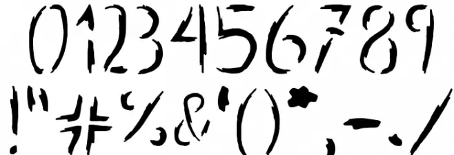 EditMark-Regular Font OTHER CHARS