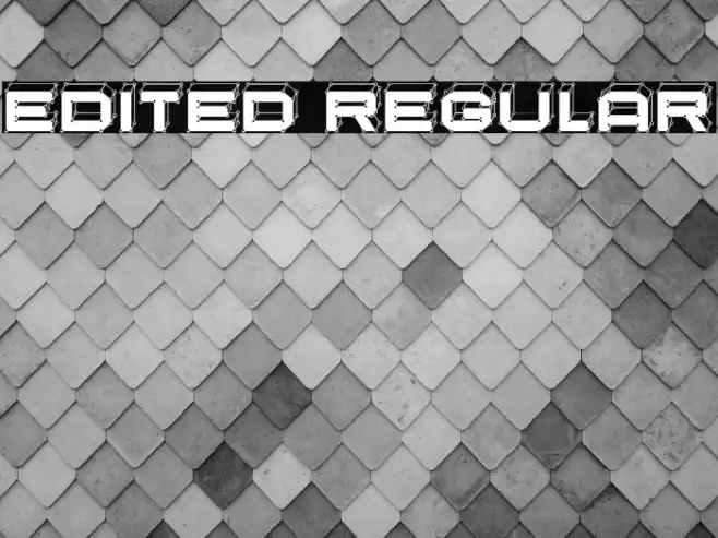 Edited Regular Example 1