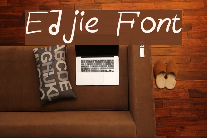 Edjie Font examples