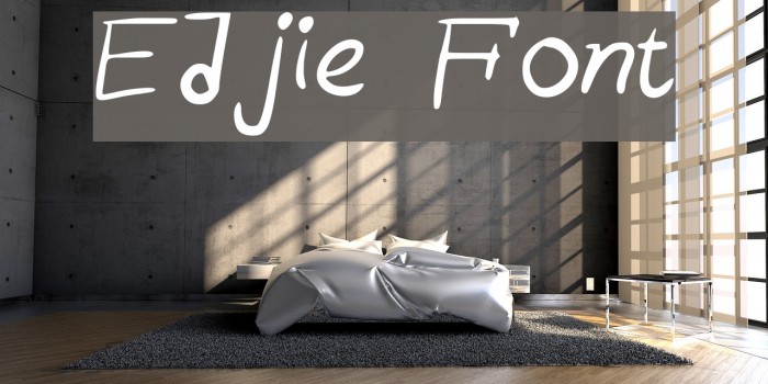 Edjie Font examples