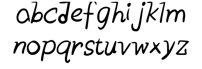 Edjie Font LOWERCASE