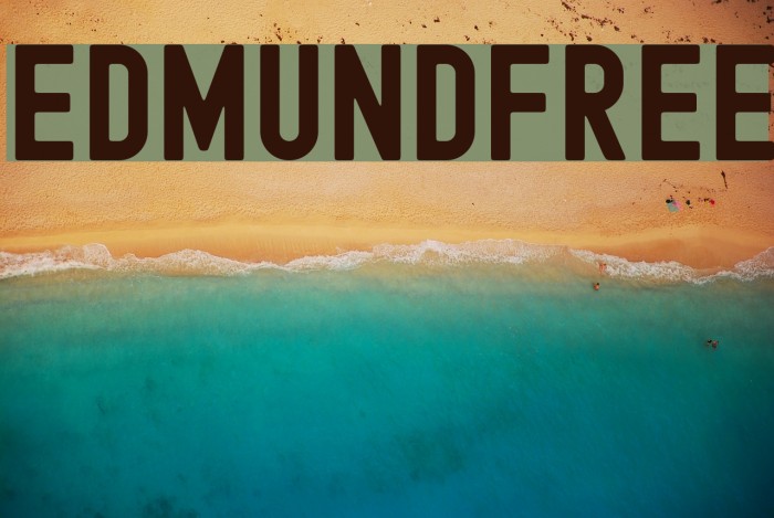 Edmund-Free Font examples