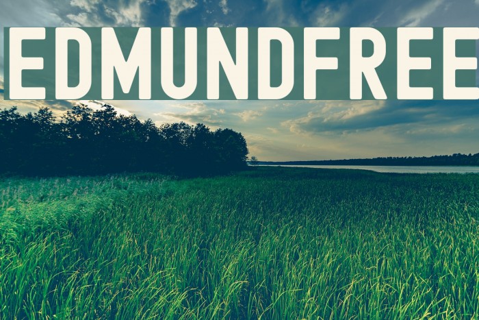 Edmund-Free Font examples