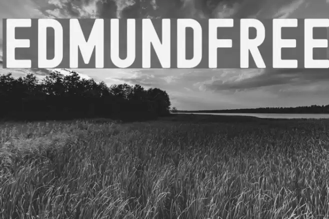 Edmund-Free Font examples