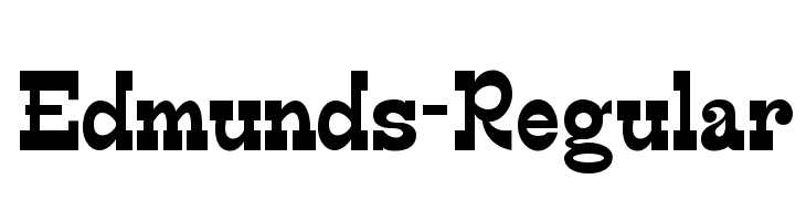 Edmunds-Regular  नि: शुल्क फ़ॉन्ट्स डाउनलोड