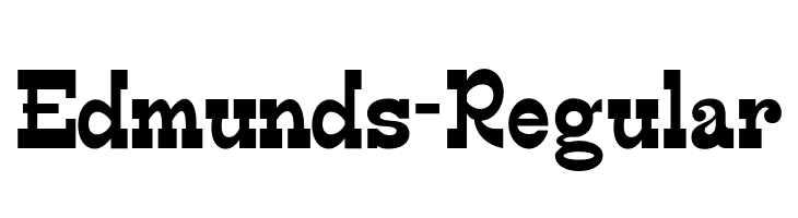 Edmunds-Regular  baixar fontes gratis