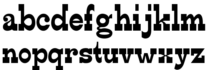 Edmunds-Regular Font LOWERCASE