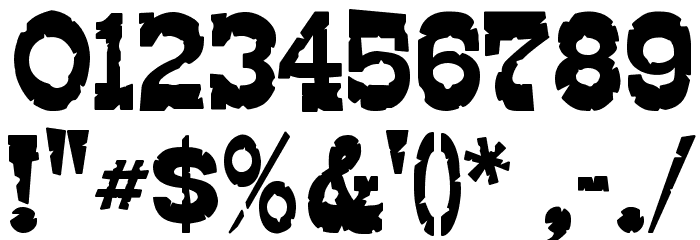 EdmundsDistressed-Regular Font OTHER CHARS
