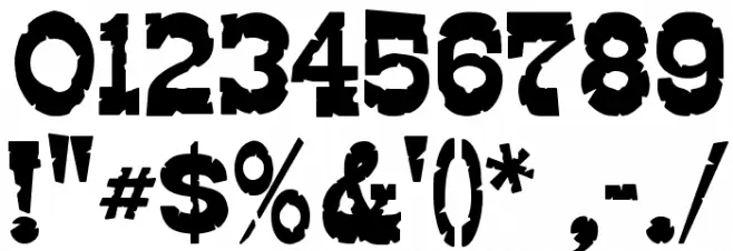 EdmundsDistressed-Regular Font OTHER CHARS