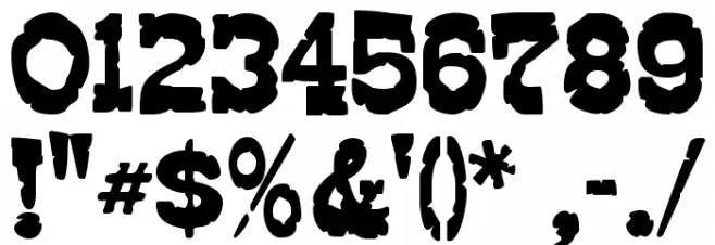 EdmundsDistressed-Regular Font OTHER CHARS