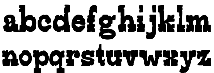 EdmundsDistressed-Regular Font LOWERCASE