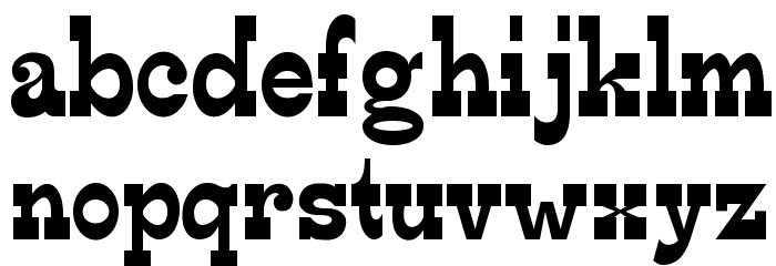 Edmunds Font LOWERCASE
