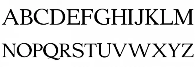 Edmundsbury Serif Regular Fuentes MAYÚSCULAS