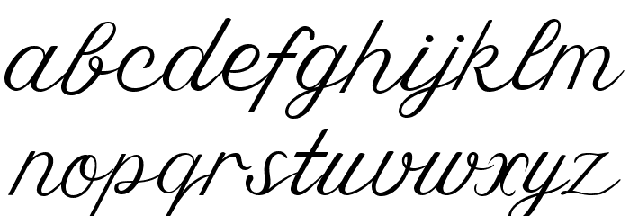 Edna Free Font LOWERCASE