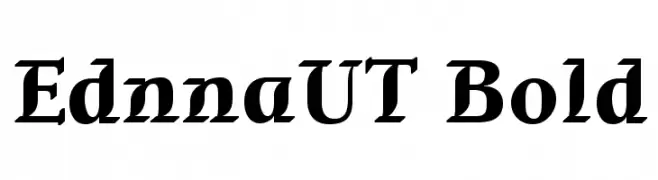 EdnnaUT Bold  baixar fontes gratis