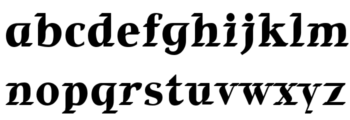 EdnnaUT Bold Font LOWERCASE