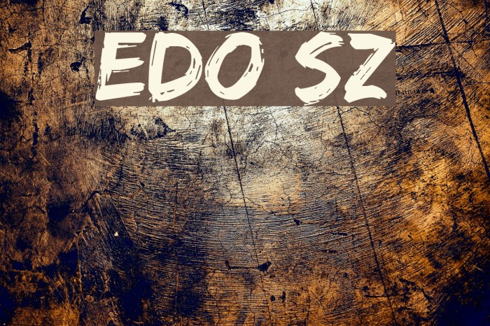 Edo SZ Caratteri examples
