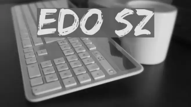 Edo SZ Caratteri examples