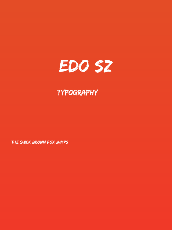 Edo SZ Poster