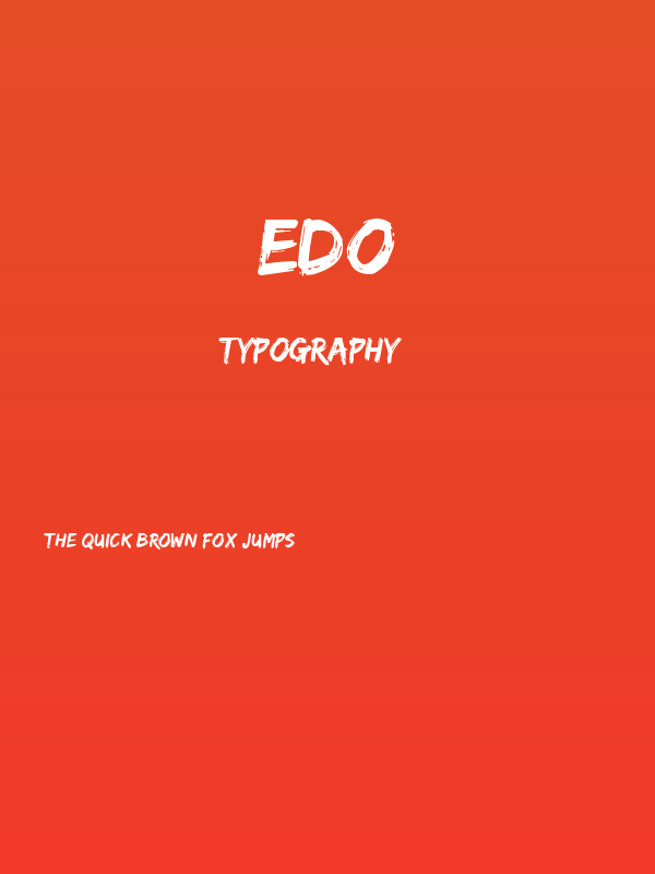 Edo Poster