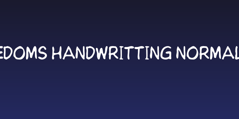 Edoms Handwritting Normal Social Header