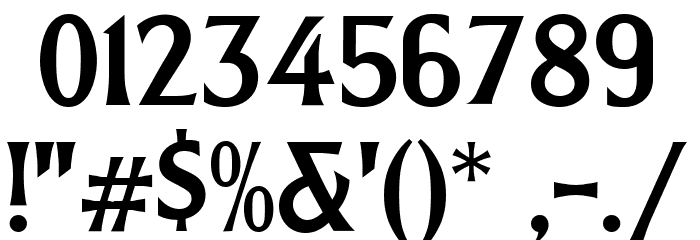 Edsbacka Flare Serif Regular Font OTHER CHARS